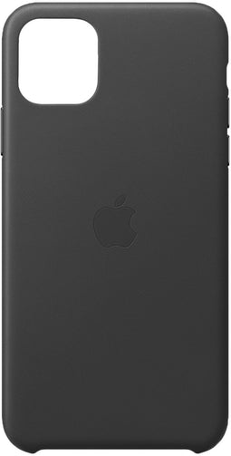Apple iPhone 11 Pro Max - Leather Backcover - Echt leder - Zwart