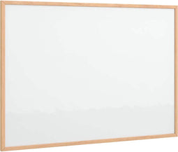 vidaXL - Magnetisch - whiteboard - met - massief - grenenhouten - frame - 80x55 - cm