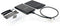 Gembird EE2-U3S-6 - Externe Behuizing - USB 3.2 Gen 1 - Zwart