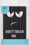 imoshion Tablet Hoes - Geschikt voor iPad Pro 12.9 (2020) / Pro 12.9 (2018) - Design Trifold Bookcase - Don't touch