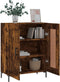 vidaXL - Dressoir - 69,5x34x90 - cm - bewerkt - hout - gerookt - eikenkleurig