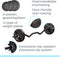 Iron Gym - 23kg Verstelbare Curl Bar Set - Ergonomisch design (1 set)