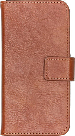iMoshion Hoesje Geschikt voor iPhone SE (2022) / SE (2020) / 8 / 7 / 6s / 6 Hoesje Met Pasjeshouder - iMoshion Luxe Bookcase - Bruin