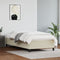 vidaXL - Bedframe - kunstleer - crèmekleurig - 100x200 - cm