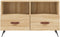 vidaXL - Tv-meubel - 80x36x50 - cm - bewerkt - hout - sonoma - eiken