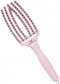 Olivia Garden Fingerbrush Combo - Anti-klit borstel - Geïoniseerd nylon - Pastel Pink
