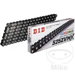 D.I.D 525 ZVM-X - Super Street X-Ring Ketting - 118 schakels black/black