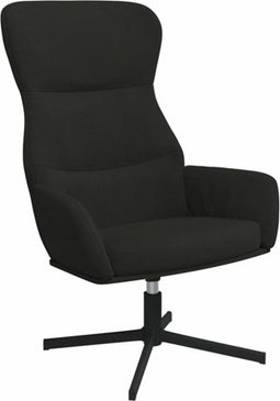 vidaXL Relaxstoel fluweel zwart