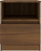 vidaXL - Nachtkastjes - 2 - st - 40x40x50 - cm - bewerkt - hout - bruin - eikenkleur