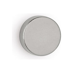 Maul - neodymium schijfmagneet, ft 15 x 5 mm, trekkracht 4,5 kg, zilver, blister van 4 stuks