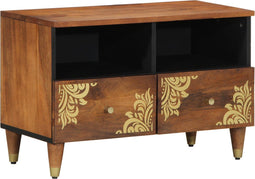 vidaXL - TV-kast - 70x33x46 - cm - Massief - Mangohout