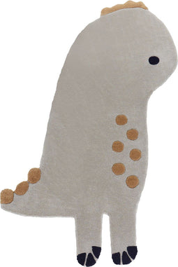 DINO - Vloerkleed - Grijs - 100 x 160 cm - Wol