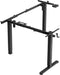 Mark Adler Xeno 7.6 - Elektrisch Verstelbaar Hoekbureau - 72 cm tot 118 cm hoogte - USB Poorten - Zwart