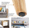 Set van 4 - 8 cm massief houten meubelpoten - voor stoelen, kast, slaapbank, bank - inclusief montageplaten, schroeven en viltglijders