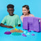 Kinetic Sand - Zeemeerminkoffer - 907g kinetisch zand met 7 gereedschappen - Groen Paars (1 stuk)