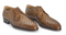 Giorgio Bufalino Lederen Vlechtschoenen - Cognac - maat 47 - Italiaanse stijl & luxe