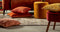 Dutch Decor FAY - Kussenhoes 40x60 cm - velvet met 2 kleuren - Potters Clay + Muted Clay - oranje en roze - met rits