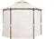 Beliani PORTEL - Tuinpaviljoen - Beige - Staal