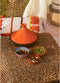 Cosy & Trendy - Tajine - Gietijzer Ø25cm - Geschikt voor Inductie - Zwart/Oranje