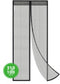 Travelhawk Magnetisch Vliegengordijn - Deurhor 210x100 cm - Automatische magneetsluiting - Zwart