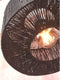 GOOD&MOJO Vloerlamp Iguazu - Bamboe/Jute Zwart - 57x31x150cm - - Staande lampen voor Woonkamer - Slaapkamer
