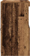 vidaXL - Dressoir - met - LED - Lichten - Oud - Hout - 60x37x67 - cm