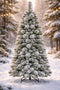 Coast Kunstkerstboom - 150 cm - LED verlichting - groen/wit