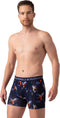 Muchachomalo Heren Boxershorts - 3-Pack - Normale Lengte - XL - Print/Blauw/Zwart (3-pack)