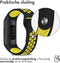 iMoshion Bandje Geschikt voor Fitbit Charge 3 / 4 - iMoshion Siliconen sport band ronde drukknoop zonder pinnetje - Zwart