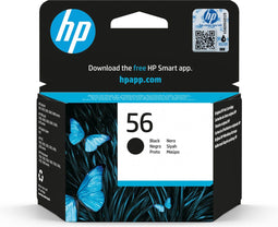 HP 56 - Inktcartridge - Zwart - C6656AE