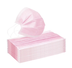 Mondkapjes - Wegwerp 3 laags - Comfortabel Hypoallergeen - Roze (25 stuks)