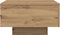vidaXL - Salontafel - met - LED - verlichting - Artisan - Eiken - 55x55x31 - cm