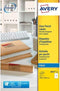 Avery J8567-25 - Transparante etiketten - QuickPEEL toepassing - A4 (25 vellen)