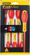 Stanley 6-Delige FatMax Schroevendraaierset Vde PH - Schroevendraaiers en Spanningszoeker - Geel Rood