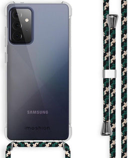 iMoshion Hoesje Geschikt voor Samsung Galaxy A72 Hoesje Met Koord - iMoshion Backcover met koord - Transparant