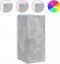 vidaXL - Tv-wandmeubels - met - LED - 2 - st - 30,5x35x70 - cm - betongrijs