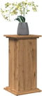 vidaXL - Sokkel - met - opbergruimte - 31x30x60 - cm - hout - artisanaal - eikenkleur