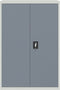 vidaXL - Archiefkast - 90x40x140 - cm - staal - lichtgrijs - en - donkergrijs