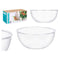 Bordenset Leknes CK80678-1 Transparant Plastic 25,5 x 12,5 x 25,5 cm (12 Stuks)