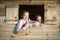 Kinderhuisje Jim + trap