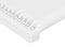 vidaXL - Hoofdbord - 80x5x78/88 cm - kunstleer - wit