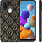 iMoshion Hoesje Geschikt voor Samsung Galaxy A21s Hoesje Siliconen - iMoshion Design hoesje - Goud / Gold Peacock Feather