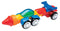 Stick-O City Voertuigenset - magnetisch speelgoed - 20 modellen - magneten speelgoed - baby blokken