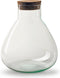 Vaas | Pyramide met kurk| Terrarium | Glas | ↑20cm -Ø25cm