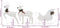 vidaXL - Kerstdecoratie - rendieren - en - slee - 60 - LED's - wit