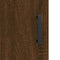 vidaXL - Dressoir - 69,5x34x90 - cm - bewerkt - hout - bruin - eikenkleur