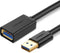 Ugreen 30127 - USB verlengkabel - USB 3.0 - 3 Meter - Zwart