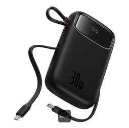 Baseus QPow 2 - Powerbank 10000mAh 30W - 2x USB-C - Zwart