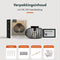 Nolt Arcadia - Plafondlamp E27 - Industrieel - ⌀ 30cm - Zwart