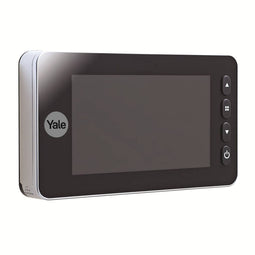 Yale Digitale Deurspion DDV 5800-45-5800-1443-00-60-01 - Met Opnamefunctie - Geïntegreerde Deurbel - Live Viewing - Bewegingsdetectie - Nachtzicht - Zilver